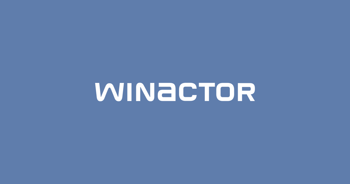 RPA｜WinActor｜ウィンアクター